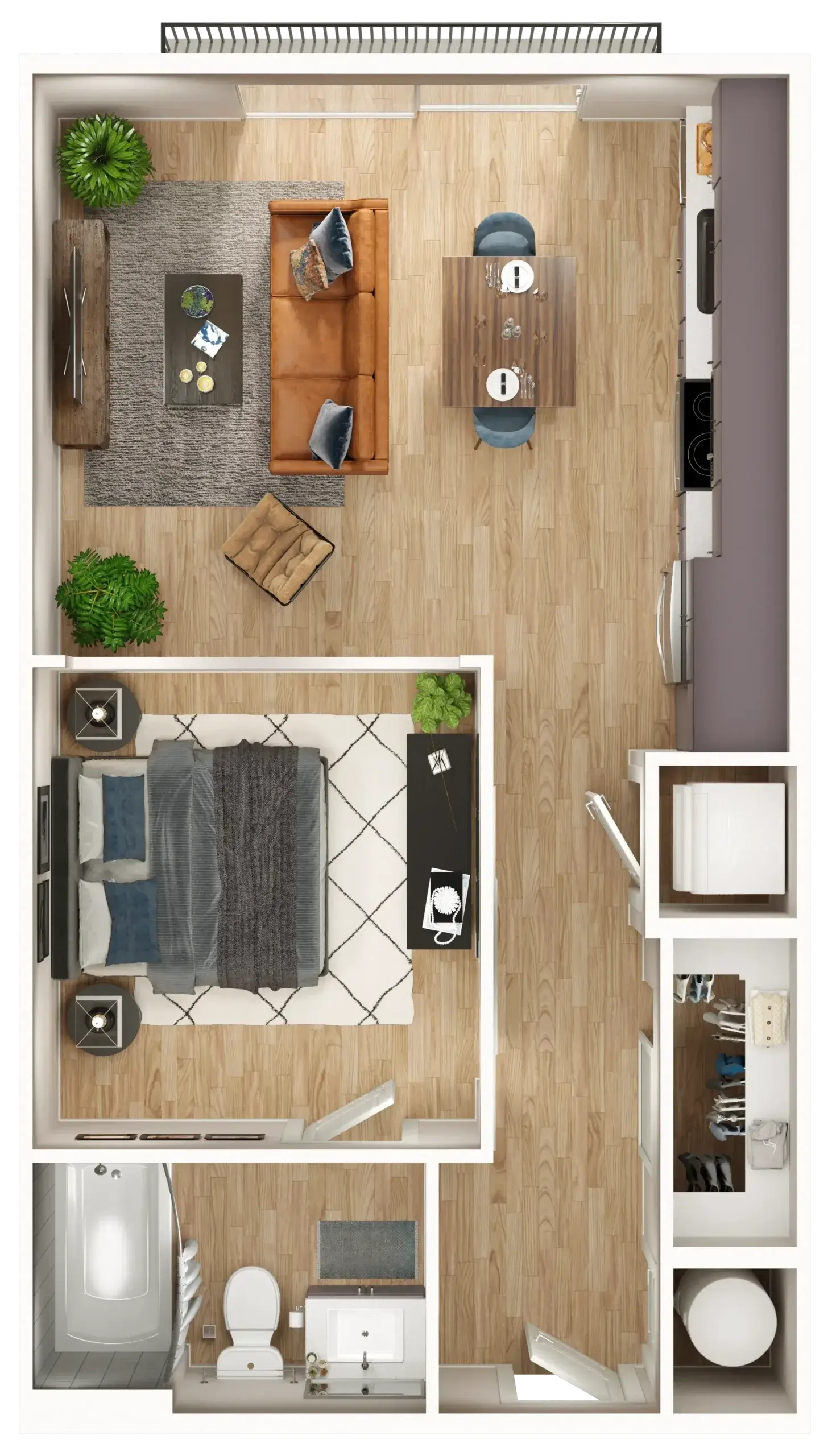 The Lofts at Knightdale Station - Edgecombe + Studio Floor Plan