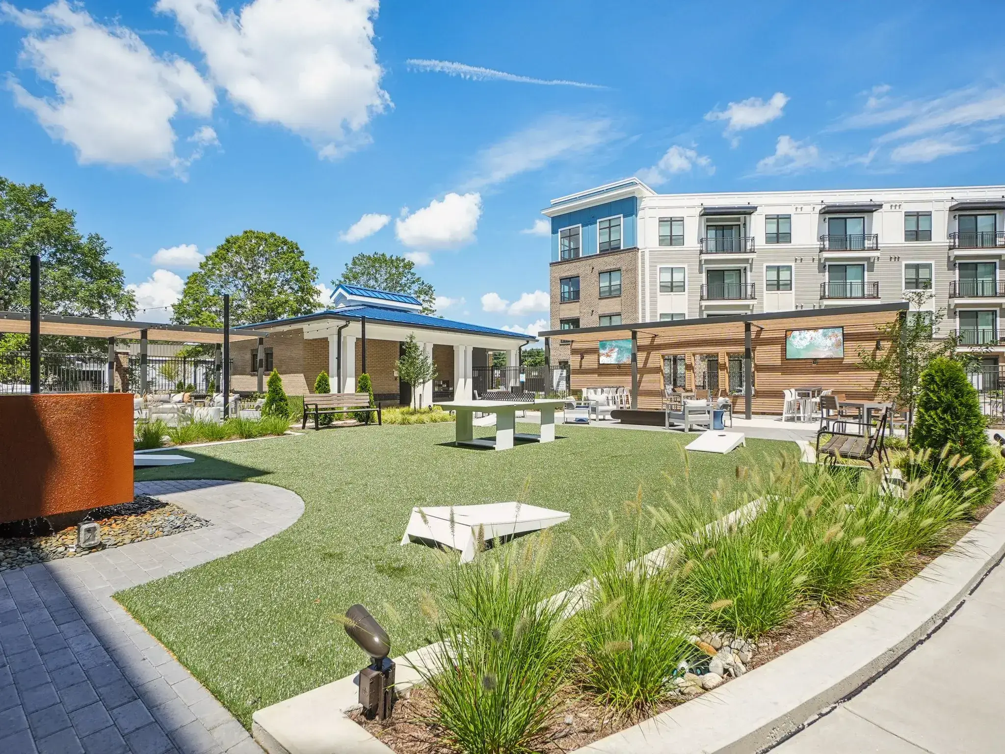 Lofts at Knightdale Station - Courtyard-8